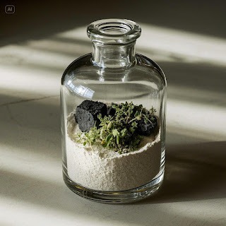 베이킹소다와 숯 허브로 만든 천연 방향제