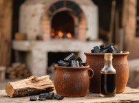 숯과 목초액을 만드는 가마