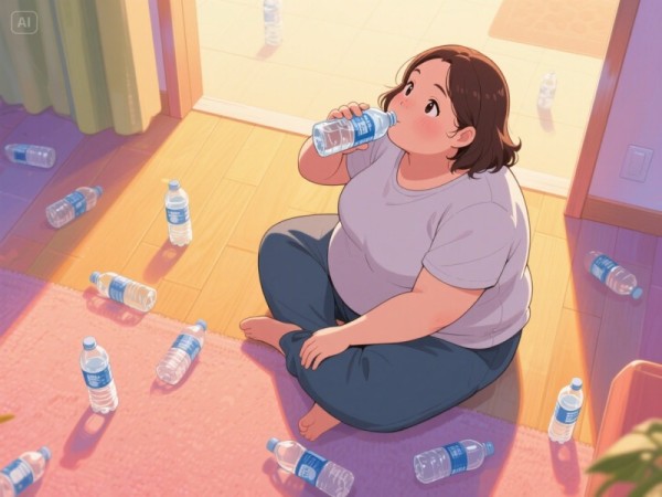 물만 마셔도 살이 쪄요