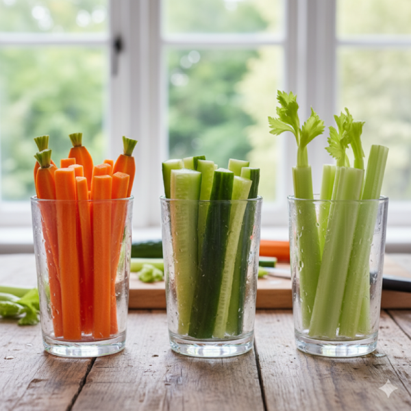 잇몸 건강에 도움이 되는 채소 스틱