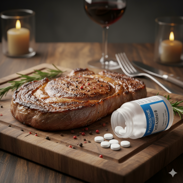 단백질과 대사에 필수적으로 필요한 피리독신