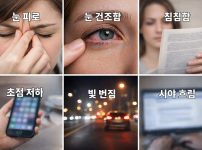 눈 건강에 영향을 주는 대표적인 문제들