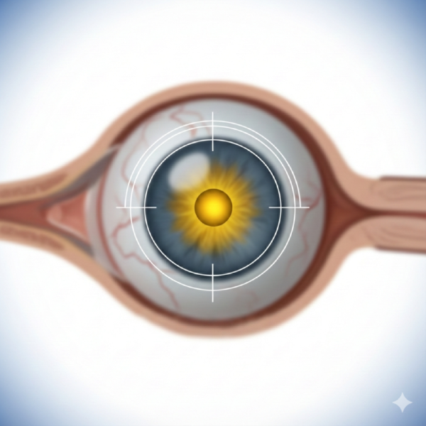 황반 중심부에 영양을 공급하는지아잔틴