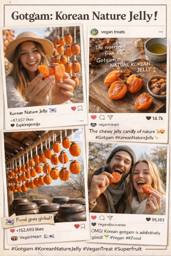 Korean Natural Jelly로 인기 있는 곶감