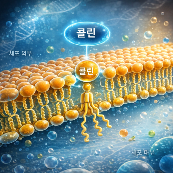 세포막의 콜린 구조