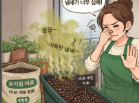 텃밭의 비료 냄새 없애는 방법